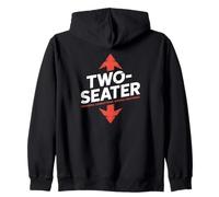 Motif flèches Montantes et descendantes Sweat à Capuche
