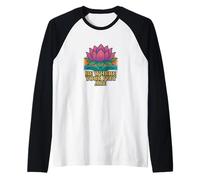 Motif Fleur de Lotus « Be Where Your Feet are » Manche Raglan
