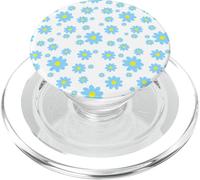 Motif Fleur de Marguerite Bleue Forget Me Nots Floral PopSockets PopGrip pour MagSafe
