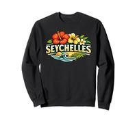 Motif Fleurs Tropicales des Seychelles Sweatshirt