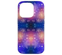 Motif Flocon de Neige Magique - des Tons Frais pour Les Jours froids Coque pour iPhone 14 Pro