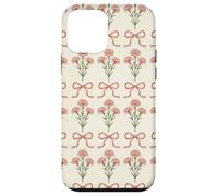 Motif Floral avec nœud Rose Coque pour iPhone 12 Mini