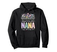 Motif Floral « Blessed to be Called Nana » Sweat à Capuche
