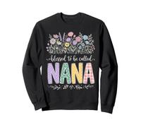 Motif Floral « Blessed to be Called Nana » Sweatshirt
