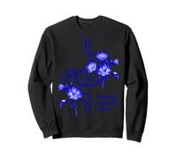 Motif Floral Bleu - Construire Un bel Avenir Sweatshirt