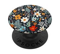 Motif Floral bohème coloré Fleurs Sauvages Rapport Décoration Mignonne PopSockets PopGrip Adhésif