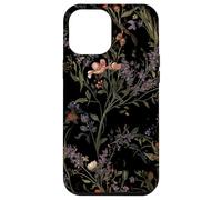 Motif Floral botanique foncé Coque pour iPhone 12 Pro Max