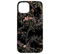 Motif Floral botanique foncé Coque pour iPhone 15 Plus