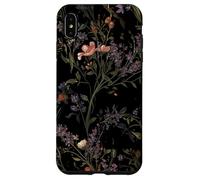 Motif Floral botanique foncé Coque pour iPhone XS Max
