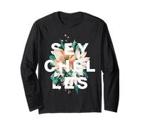 Motif Floral des îles des Seychelles Manche Longue