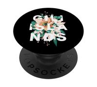 Motif Floral des îles Gili Islands Indonésie PopSockets PopGrip Adhésif