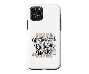 Motif Floral du Royaume de la maternité chrétienne Coque pour iPhone 11 Pro