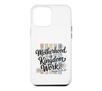 Motif Floral du Royaume de la maternité chrétienne Coque pour iPhone 12 Pro Max