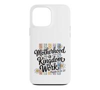 Motif Floral du Royaume de la maternité chrétienne Coque pour iPhone 13 Pro Max