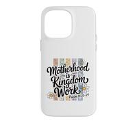 Motif Floral du Royaume de la maternité chrétienne Coque pour iPhone 14 Pro Max