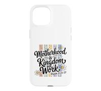 Motif Floral du Royaume de la maternité chrétienne Coque pour iPhone 15