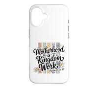 Motif Floral du Royaume de la maternité chrétienne Coque pour iPhone 16