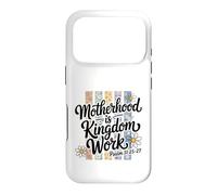 Motif Floral du Royaume de la maternité chrétienne Coque pour iPhone 17 Pro