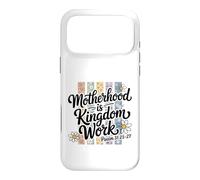 Motif Floral du Royaume de la maternité chrétienne Coque pour iPhone 17 Pro Max
