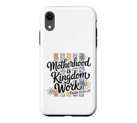 Motif Floral du Royaume de la maternité chrétienne Coque pour iPhone XR