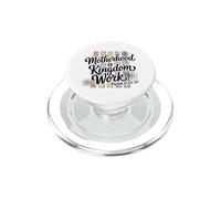 Motif Floral du Royaume de la maternité chrétienne PopSockets PopGrip pour MagSafe