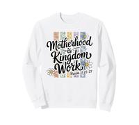 Motif Floral du Royaume de la maternité chrétienne Sweatshirt