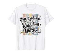 Motif Floral du Royaume de la maternité chrétienne T-Shirt