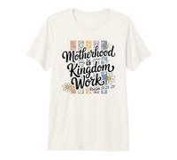Motif Floral du Royaume de la maternité chrétienne T-Shirt Haut de Gamme