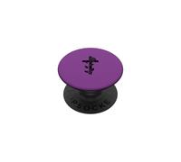 Motif Floral en Croix Rose PopSockets PopGrip Adhésif