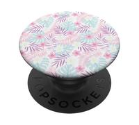 Motif Floral Exotique Tropical botanique sans Couture PopSockets PopGrip Adhésif