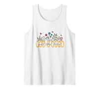 Motif Floral « God is Good All The Time Christian Faith » Débardeur