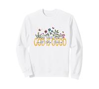 Motif Floral « God is Good All The Time Christian Faith » Sweatshirt