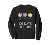 Motif Floral Hommage aux 107 Jours d'espoir Sweatshirt
