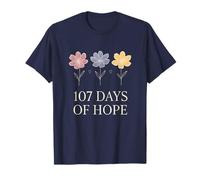 Motif Floral Hommage aux 107 Jours d'espoir T-Shirt