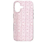 Motif Floral Indien en Rose Coque pour iPhone 17