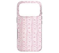 Motif Floral Indien en Rose Coque pour iPhone 17 Pro