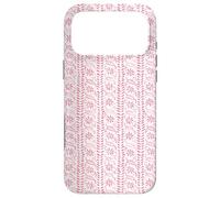 Motif Floral Indien en Rose Coque pour iPhone 17 Pro Max
