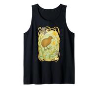 Motif Floral Kiwi Art Nouveau Débardeur