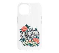Motif Floral Mahjong O'Clock Coque pour iPhone 15