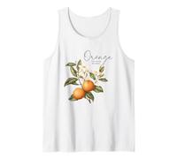 Motif floral orange You Glad We Met Citrus Débardeur