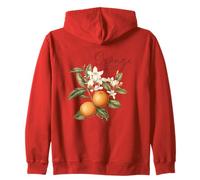 Motif floral orange You Glad We Met Citrus Sweat à Capuche