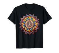 Motif Floral Rond Mandala bohème T-Shirt