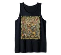Motif Floral Yorkshire Terrier Cottagecore Débardeur