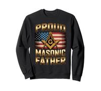 Motif Franc-maçon avec Inscription « Dad » Sweatshirt
