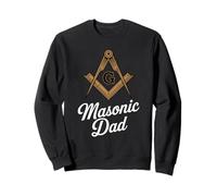 Motif Franc-maçon avec Inscription « Dad » Sweatshirt
