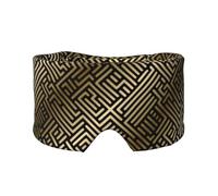 Motif géométrique à rayures sans couture,Masque pour les yeux bloquant la lumière Cache-yeux et cache-oreilles pour le sommeil
