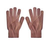 Motif Géométrique Abstrait Gants d'hiver en tricot pour écran tactile, Motif De Lignes En Or Rose gants pour ski, cyclisme et SMS pour homme et femme