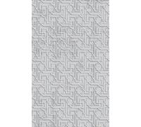 Motif géométrique abstrait Tapis de salon Tapis court Gris