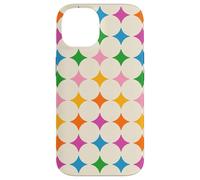 Motif géométrique Arc-en-Ciel de Style rétro Coque pour iPhone 14