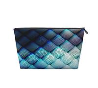 Motif géométrique Bleu Marine, Trousse de Toilette Trousse de Maquillage Sac à cosmétiques Trousse de Toilette de Voyage Portable